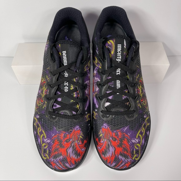 NIKE METCON 5 DAVID AND GOLIATH MENS TRAINING GYM SHOES SIZE 9 NEBULA RED NEW - Picture 3 of 10